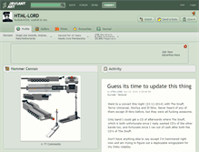 Tablet Screenshot of html-lord.deviantart.com