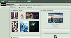 Desktop Screenshot of just-artists.deviantart.com