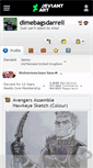 Mobile Screenshot of dimebagsdarrell.deviantart.com