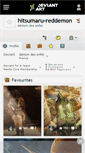 Mobile Screenshot of hitsumaru-reddemon.deviantart.com