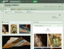 Tablet Screenshot of hitsumaru-reddemon.deviantart.com