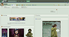 Desktop Screenshot of lilkittie.deviantart.com