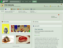 Tablet Screenshot of chie-satonaka.deviantart.com