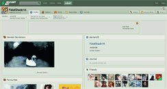 Desktop Screenshot of fatalshade16.deviantart.com