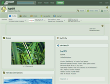Tablet Screenshot of hahli9.deviantart.com