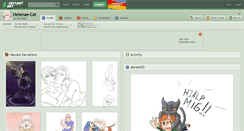 Desktop Screenshot of helenae-cat.deviantart.com