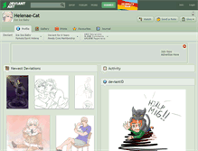 Tablet Screenshot of helenae-cat.deviantart.com