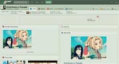 Desktop Screenshot of orochimaru-x-tsunade.deviantart.com