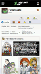 Mobile Screenshot of helarosale.deviantart.com