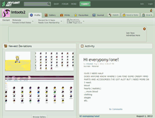Tablet Screenshot of imtoots2.deviantart.com
