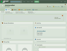 Tablet Screenshot of jeremywalker.deviantart.com