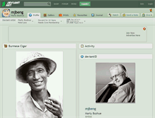 Tablet Screenshot of mjbeng.deviantart.com