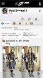 Mobile Screenshot of nezobiwan13.deviantart.com