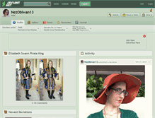 Tablet Screenshot of nezobiwan13.deviantart.com