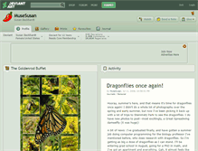 Tablet Screenshot of musesusan.deviantart.com