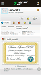 Mobile Screenshot of lunacat1.deviantart.com