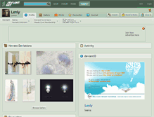 Tablet Screenshot of lenly.deviantart.com