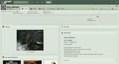 Desktop Screenshot of holy-milkman.deviantart.com