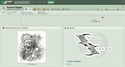 Desktop Screenshot of forest-of-blades.deviantart.com