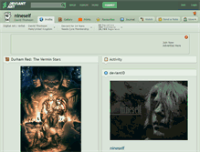 Tablet Screenshot of nineself.deviantart.com