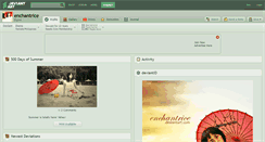 Desktop Screenshot of enchantrice.deviantart.com