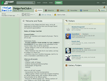 Tablet Screenshot of dialga-fanclub.deviantart.com
