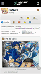 Mobile Screenshot of nanayx.deviantart.com