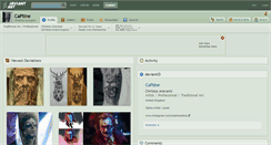Desktop Screenshot of captine.deviantart.com