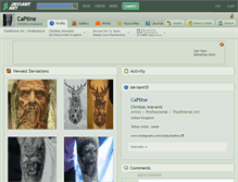 Tablet Screenshot of captine.deviantart.com
