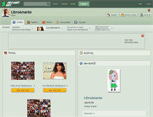 Tablet Screenshot of libroamante.deviantart.com