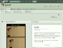 Tablet Screenshot of gimpyslair.deviantart.com