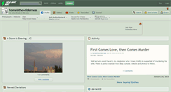 Desktop Screenshot of homeisthewilderness.deviantart.com