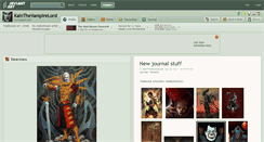 Desktop Screenshot of kainthevampirelord.deviantart.com