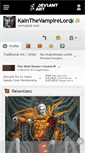 Mobile Screenshot of kainthevampirelord.deviantart.com