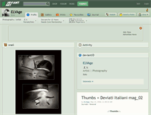 Tablet Screenshot of elvage.deviantart.com