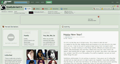 Desktop Screenshot of deadlydeviant14.deviantart.com
