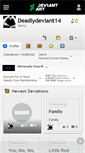 Mobile Screenshot of deadlydeviant14.deviantart.com