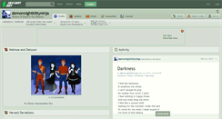 Desktop Screenshot of demonnightkittyninja.deviantart.com