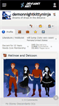 Mobile Screenshot of demonnightkittyninja.deviantart.com