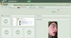 Desktop Screenshot of danibd.deviantart.com