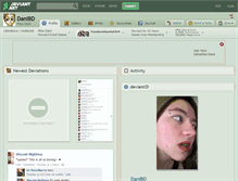 Tablet Screenshot of danibd.deviantart.com