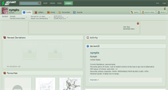 Desktop Screenshot of nymphs.deviantart.com