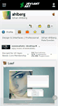 Mobile Screenshot of ahlberg.deviantart.com