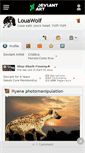 Mobile Screenshot of louawolf.deviantart.com