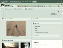 Tablet Screenshot of hypo-girl.deviantart.com
