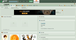 Desktop Screenshot of catadaft.deviantart.com