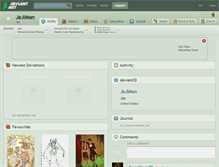 Tablet Screenshot of jejimon.deviantart.com
