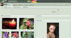Desktop Screenshot of hebys.deviantart.com