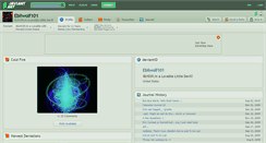 Desktop Screenshot of ebilwolf101.deviantart.com