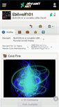 Mobile Screenshot of ebilwolf101.deviantart.com